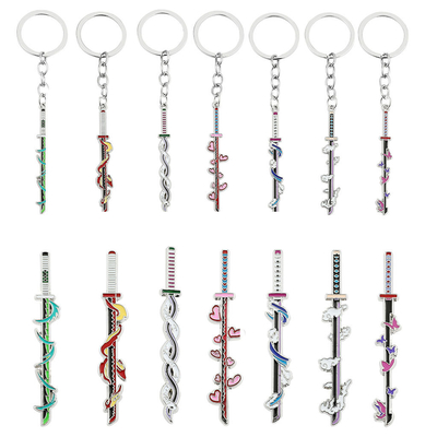 Creative Pop Music Lovers Guitar Microphone Keychain Stainless Steel Rock Band Theme Pendant