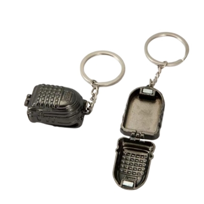 Custom Military Style 3D Gun Keychain Mini Weapon Model Metal Key Ring for Men Gift Fashion Accessory