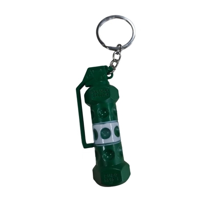 High Quality Modern  Key Chain Gunplay Flash Bomb Stun Grenade Pendant Fashionable Arts Crafts Collection Gift Printing