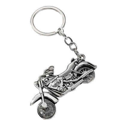 Factory Price Custom Logo Motorcycle 3D Soft Enamel Cartoon Keychain Letterpress Printed  with Carabiner for Motorcycles