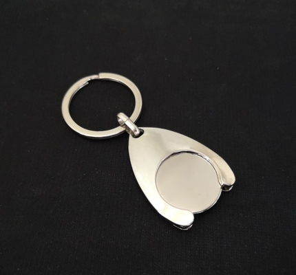 Caddy Coin With Keyring Logo Coin Key Holder Dollar Euro Token Keychain