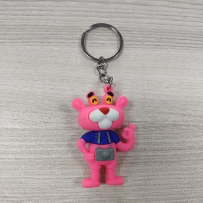 Custom 2D 3D PVC Keychains Soft Rubber Cartoon Anime UV Printing Digital Mockup with Your Logo Low MOQ Factory Direct Supply