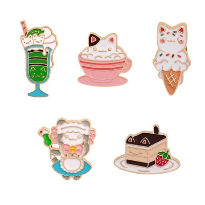 Custom Logo Shape for Lapel Pin Metal Magnetic Enamel Needleminders Business Souvenir Gifts Silk Screen Printing Casting Method