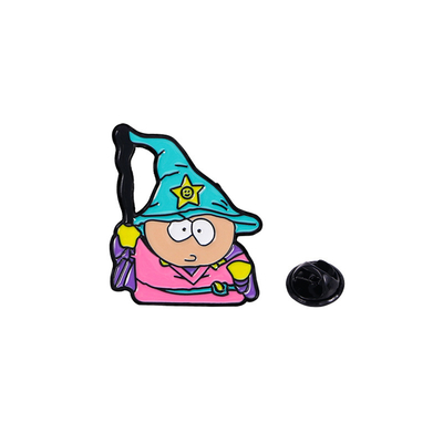 Pins Southern Anime Custom Bronze Metal Fashion Brooch Hard Enamel Lapel Badge Mage Warrior for Tank Game Park Lapel Badge