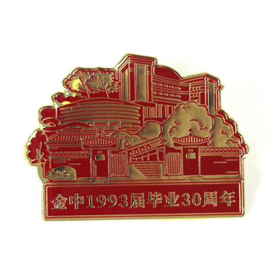 Factory Custom Metal Name Badges Colorful Enamel Pin  Die Casting Metal Badge Maker China