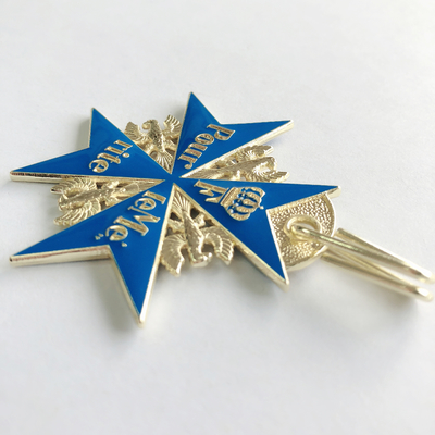 Order of Prussia Award Medal WW1 German Cap Badges Wing Sword Metal Badge