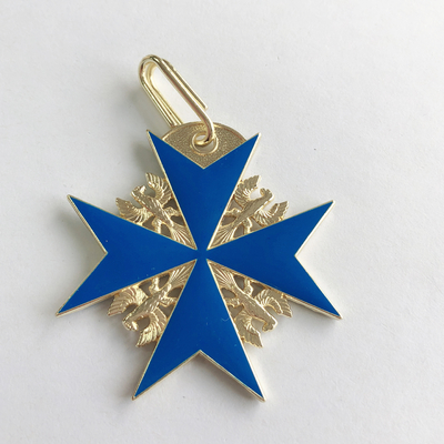 Order of Prussia Award Medal WW1 German Cap Badges Wing Sword Metal Badge