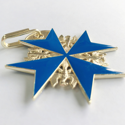 Order of Prussia Award Medal WW1 German Cap Badges Wing Sword Metal Badge