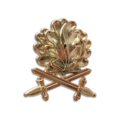 Double Sword Metal Badge Oak Leaf Medal Knight Iron Cross Pin BROOCH