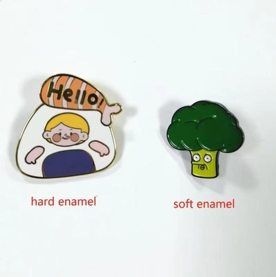 Wholesale Manufacturer Custom Logo Design Metal Badges Hard & Soft Enamel Lapel Pins with Silk Screen Printing & Engraving
