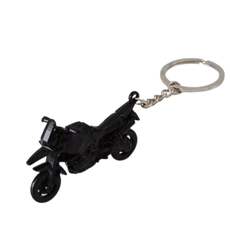 Factory Price Custom Logo Motorcycle 3D Soft Enamel Cartoon Keychain Letterpress Printed  with Carabiner for Motorcycles