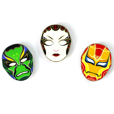 Custom Company Logo Enamel Pins with Magnet for Employees Trade Show Giveaways and Brand Promotion